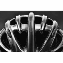 Bicycle Helmen On Black Background photo sculptures