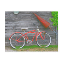 Bicycle in Leland postcards