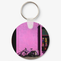 Bicycle in Tralee Ireland keychains by Irishdreams Bicycle in Tralee Ireland keychains