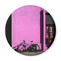 Bicycle in Tralee Ireland Fridge Magnet