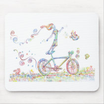 Bicycle Joy mousepads