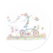 Bicycle Joy stickers
