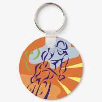 Bicycle keychains