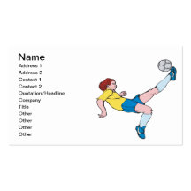 Bicycle Kick Business Card Templates
