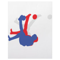 bicycle kick icon letterhead