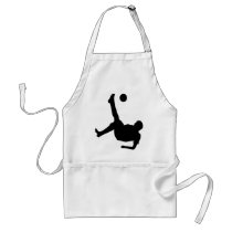 bicycle kick soccer player aprons
