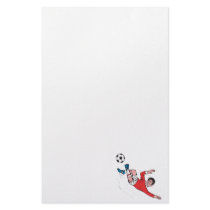 Bicycle Kick Personalized Stationery