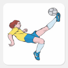 Bicycle Kick Sticker