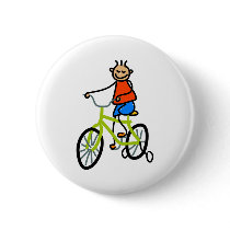 Bicycle Kid buttons by prawny Bicycle Kid buttons