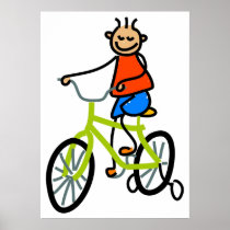 Bicycle Kid Poster