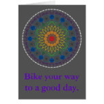 Bicycle Mandala 2 Card