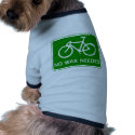 Bicycle No War Needed Products pet clothing