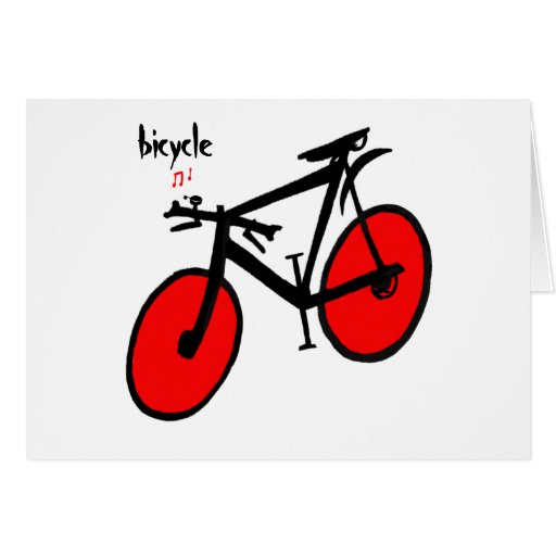 Bicycle Note Card Bicycle Note Card
