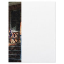 Bicycle on Porch Letterhead Design