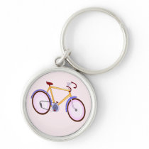 Bicycle on premium keychain