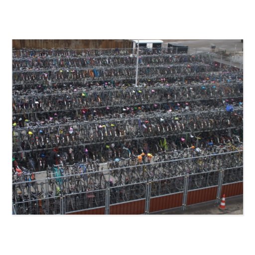 Bicycle parking, Holland Postcards
