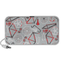 Bicycle Pattern iPod Speaker