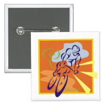 Bicycle Pinback Buttons