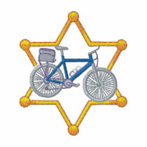 Bicycle Police embroidered shirts by ZazzleEmbroidery Bicycle Police embroidered shirts