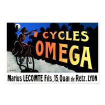 Bicycle Poster: Cycles Omega posters by VintageCabaret Bicycle Poster: Cycles Omega posters