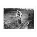 Bicycle Racer at the 6-day Washington DC Race Postcard