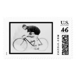 Bicycle Racer, Norman Anderson 1914 Stamp