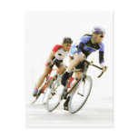 Bicycle Racers - into the Curve Post Card