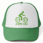 Bicycle Recycle Green Join hats