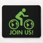 Bicycle Recycle Green Join mousepads