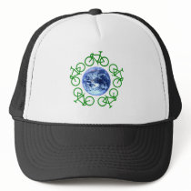 Bicycle Recycle Products hats by BicycleFun Bicycle Recycle Products hats