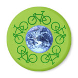 Bicycle Recycle Products Fridge Magnets