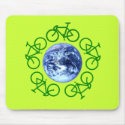 Bicycle Recycle Products mousepads
