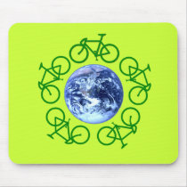 Bicycle Recycle Products mousepads by BicycleFun Bicycle Recycle Products mousepads