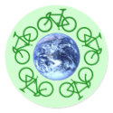 Bicycle Recycle Products stickers