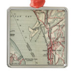 Bicycle Roads in New York and Conneticut 10 Ornaments