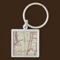 Bicycle Roads in New York and Conneticut 11 keychains