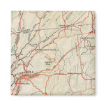 Bicycle Roads in New York and Conneticut 5 Refrigerator Magnet