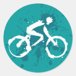 Bicycle Round Stickers
