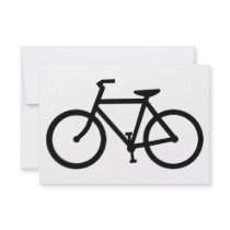 bicycle silhouette announcements