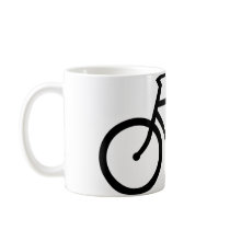 bicycle silhouette mug