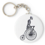 Bicycle Skeleton Key Chain