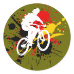 Bicycle Round Sticker
