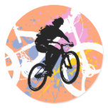Bicycle Round Stickers