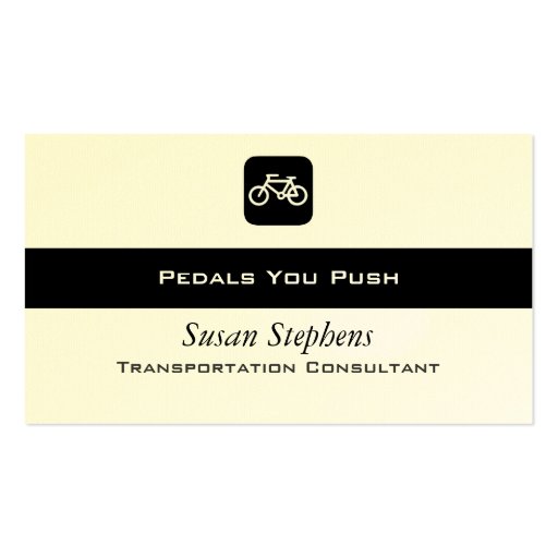 Bicycle Symbol Business Card Templates