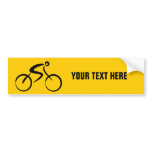 Bicycle template bumper stickers