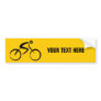 Bicycle template bumper stickers