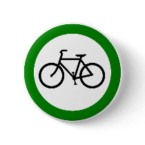 Bicycle Traffic Highway Sign buttons by wesleyowns Bicycle Traffic Highway Sign buttons