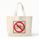Bicycle Traffic Prohibited Highway Sign bags