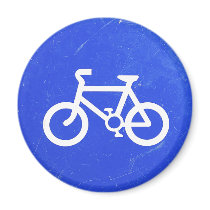 Bicycle Traffic Sign Magnet by Jamene_Clothing Bicycle Traffic Sign Magnet