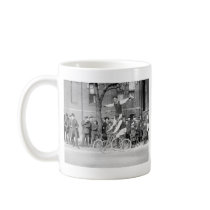 Bicycle Trick Riding, 1920s Coffee Mug